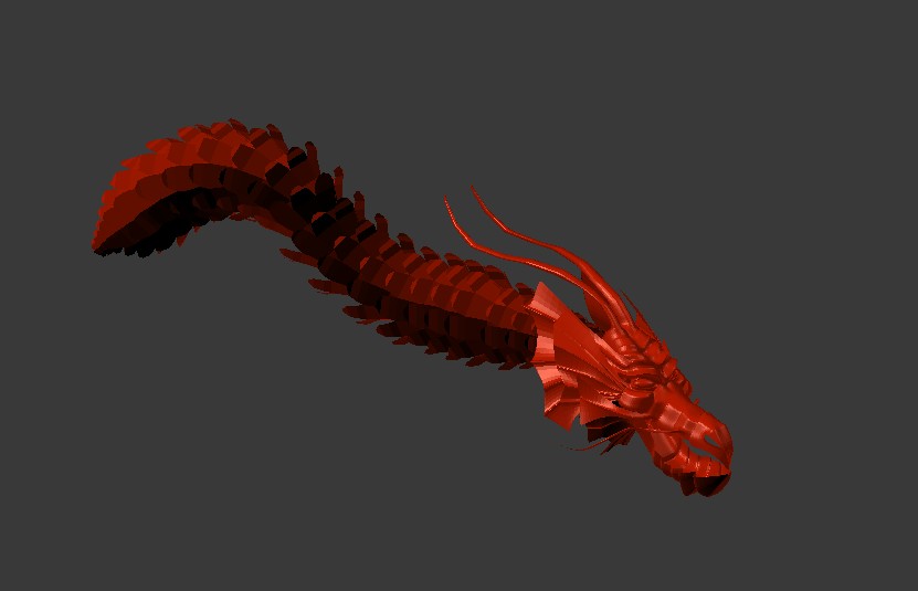 Red Chinese Dragon preview image 2